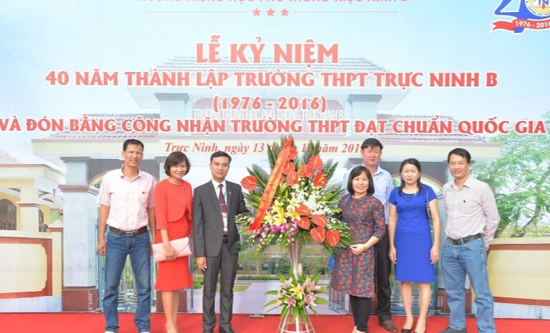Lễ kỷ niệm 40 năm thành lập trường THPT Trực Ninh B